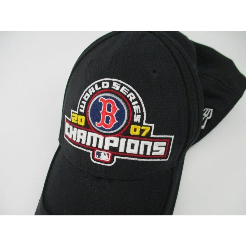 Boston Red Sox Cap Black Fitted OS World Series Champions 2007 New Era MLB
